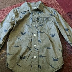 Dinosaur button down NEW